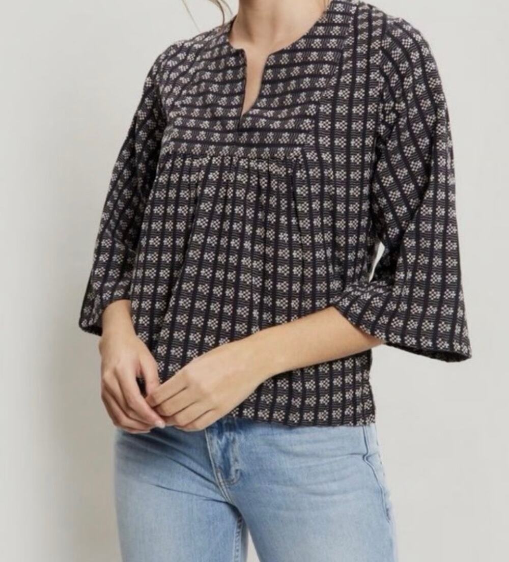 Ace & Jig Isabella Geometric Print Top